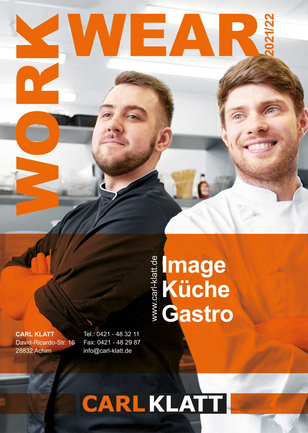 Klatt Work Wear Katalog Titel Image I Küche I Gastro
