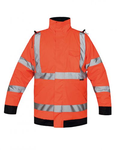 Hi-Vis Soft Flex Breathable Rain Jacket