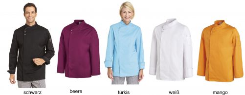 Kochjacke mit Druckknöpfen