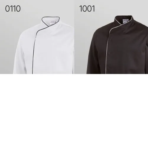 Kochjacke mit Paspel